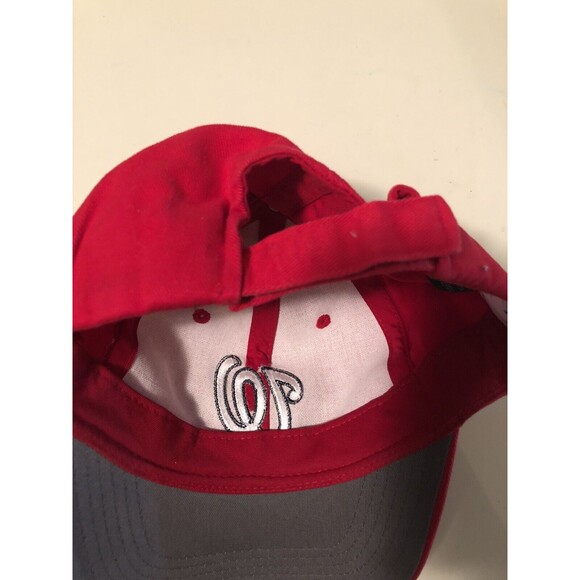 Youth MLB Washington Nationals TEI Brand Sports Ball Cap Hat Adjustable Red - Picture 4 of 5